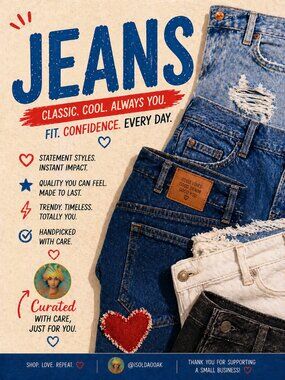 JEANS ISOLDA OOAK